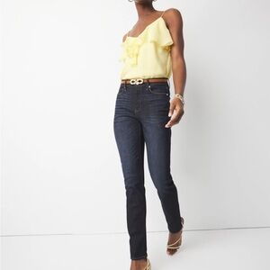 White House Black Market | High Rise | Size 2 | Dark Wash Jeans | Slim